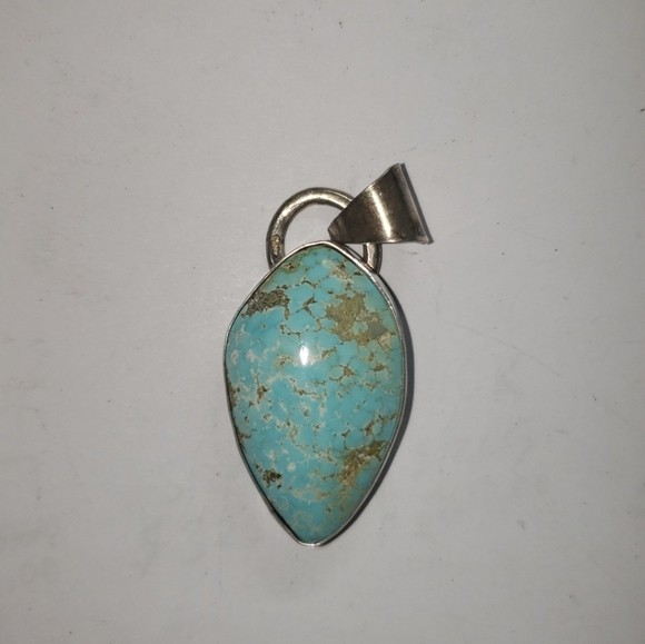 Old Pawn Turquoise pendant - Picture 1 of 3